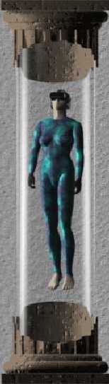 Right column with Woman in VR bodysuit!
